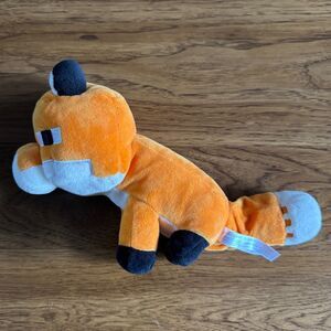 Minecraft Mojang Jinx 11” Fox Stuffed Animal Plush Happy Explorer Orange 2020